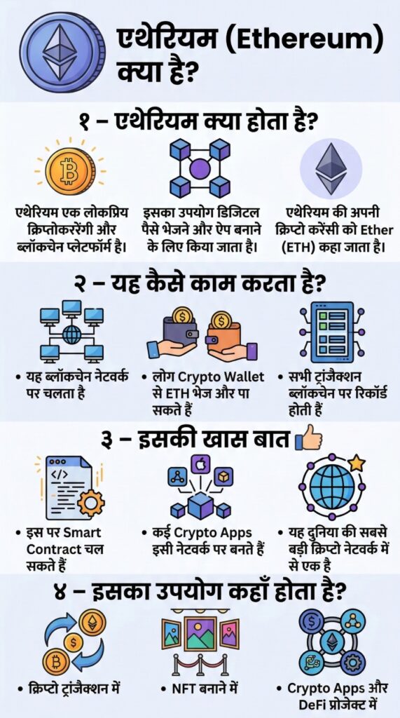 What is Ethereum in Hindi Infographic