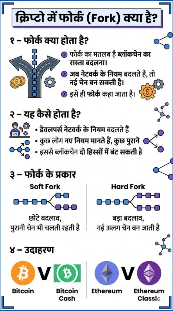 What is Fork in Hindi Infographic